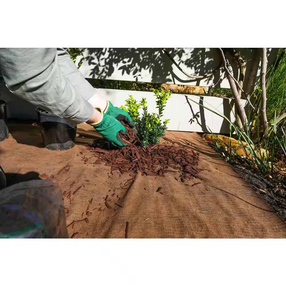 4 Ft. X 100 Ft. Heavy-Duty Matrix Grid Weed Control Landscape Fabric in Dual Color