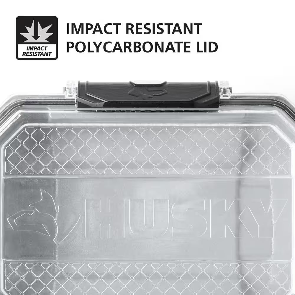 0.8 Gal. Compact Pro Duty Waterproof White Tote (4-Pack)