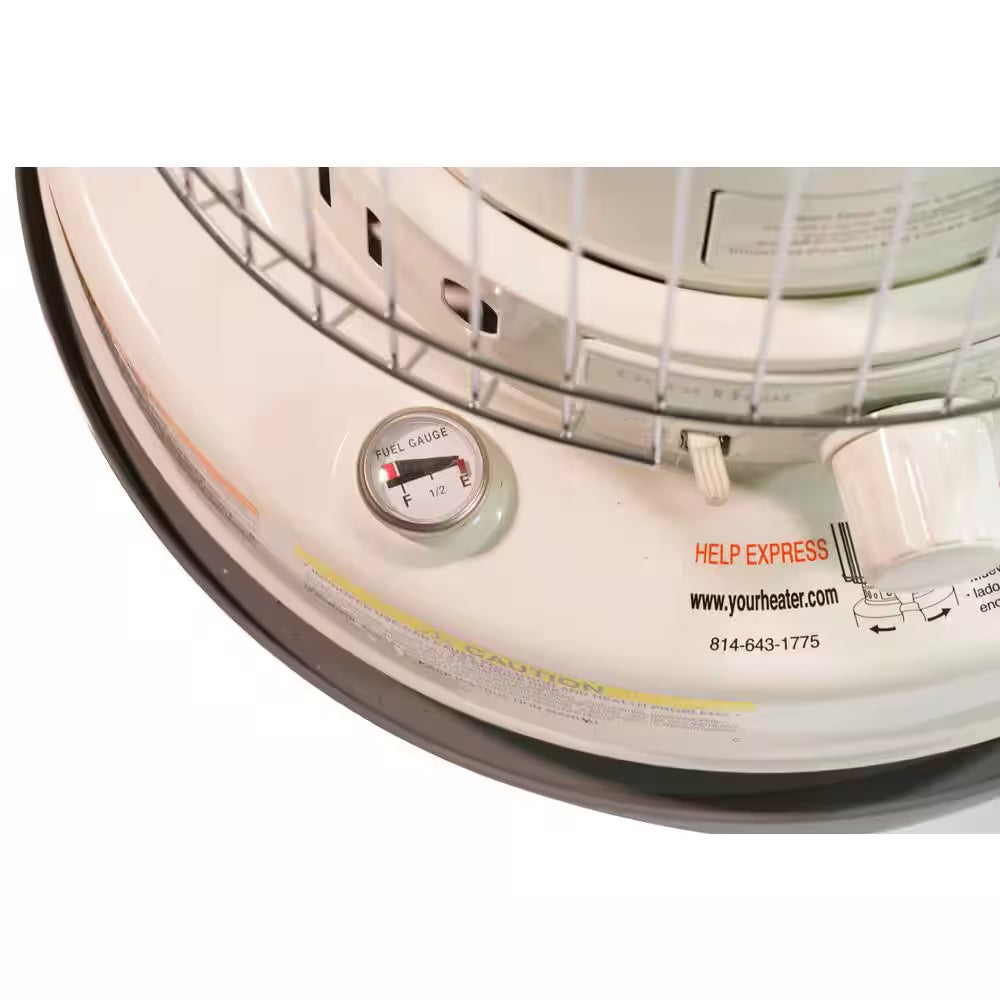 Portable Convection Kerosene Heater Provides 23,800 Btu'S of Warmth