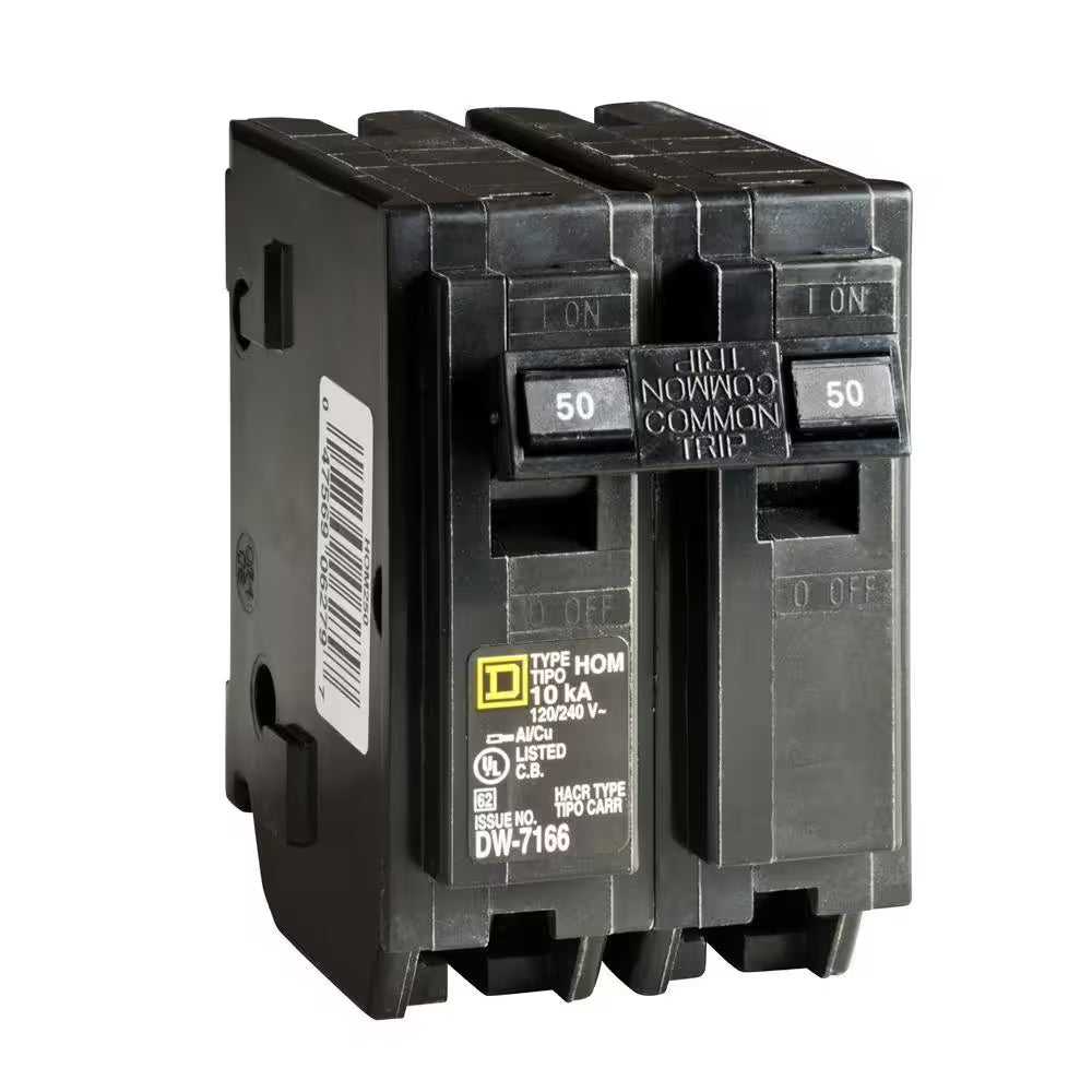 Homeline 50 Amp 2-Pole Circuit Breaker(Hom250Cp)