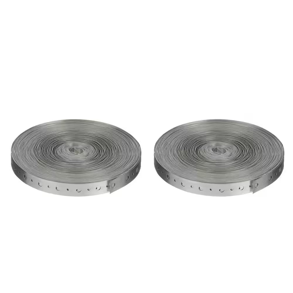 3/4 In. X 100 Ft. 28-Gauge Galvanized Pipe Hanger Strap (2-Pack)
