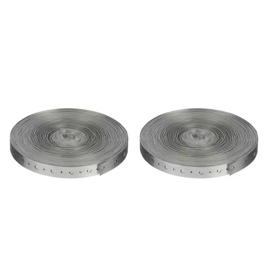 3/4 In. X 100 Ft. 28-Gauge Galvanized Pipe Hanger Strap (2-Pack)
