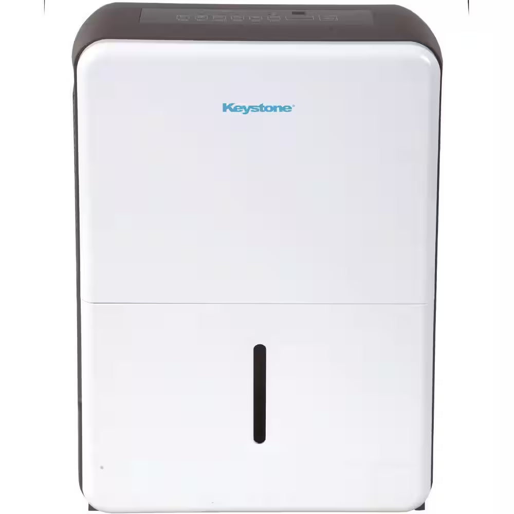 22 Pt. 1,500 Sq. Ft. Portable Dehumidifier for Large Rooms in White with Auto-Shutoff and Timer