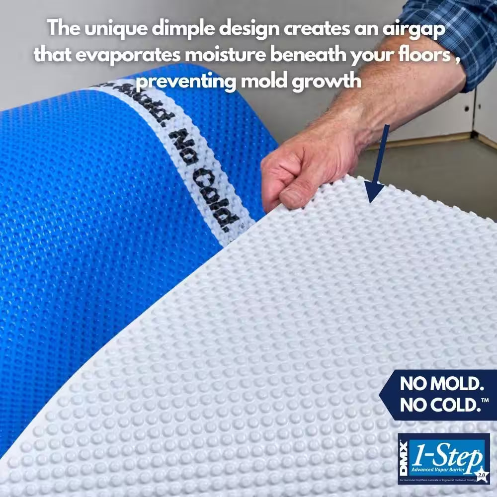 100 Sq. Ft. 3.6 Ft. X 29 Ft. X 5/.32 In. Underlayment for Vinyl Planks, Laminate and Engineered Hardwood Floors