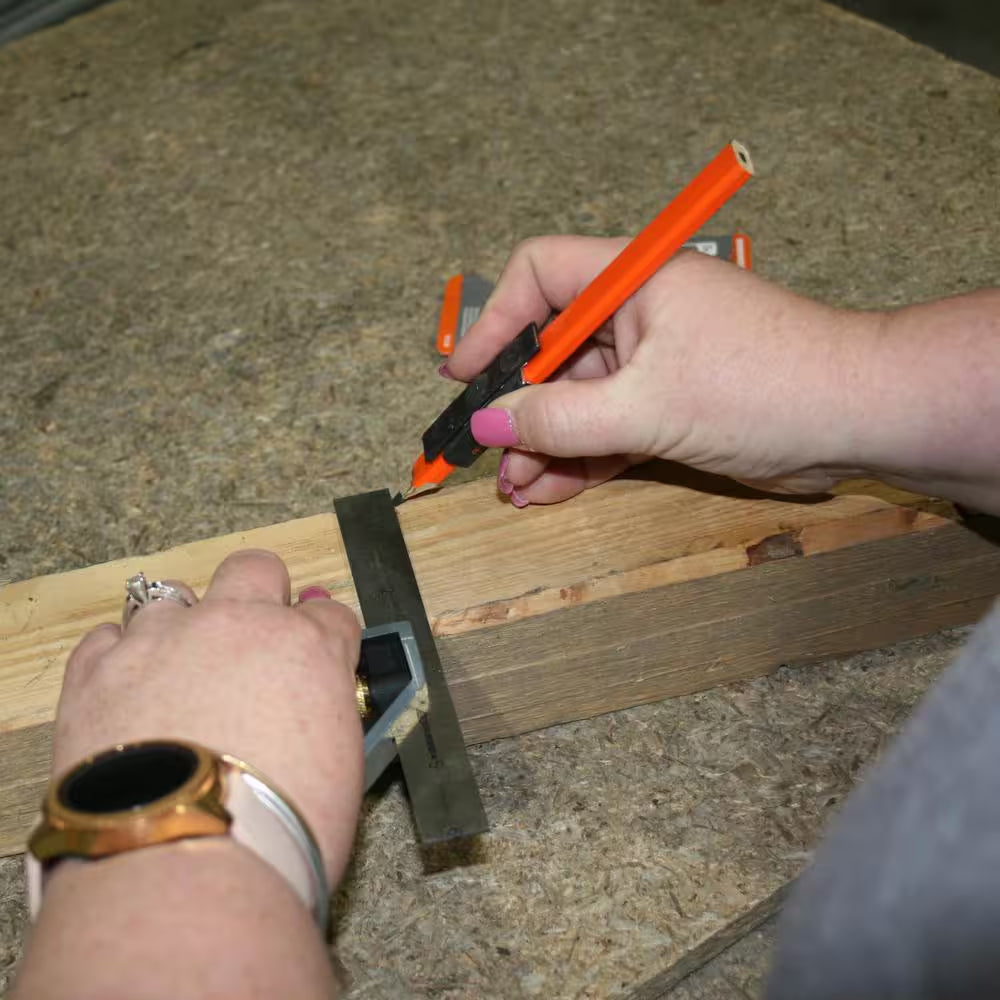 6 In. Pocket Combination Square with Stainless Steel Blade and Bubble Level