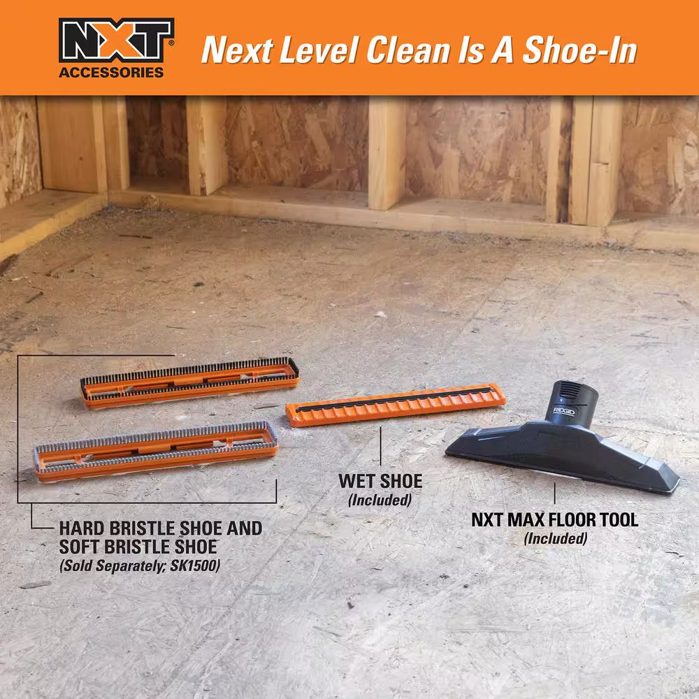 2-1/2 In. MAX2510 NXT Max Locking Floor Tool Shop Vacuum Attachment with Squeegee for  NXT Wet Dry Vacs