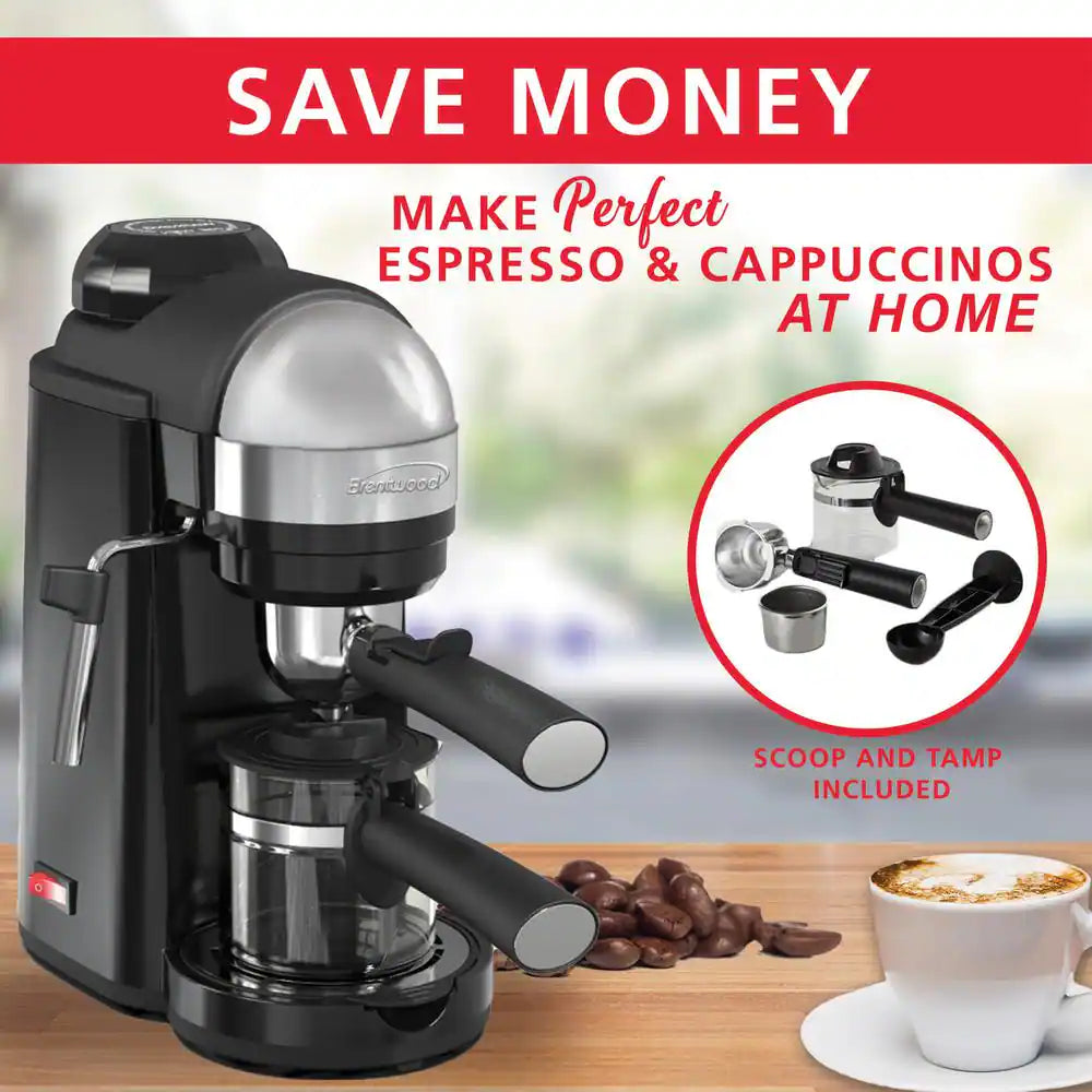 GA-135BK Espresso and Cappuccino Maker in Black