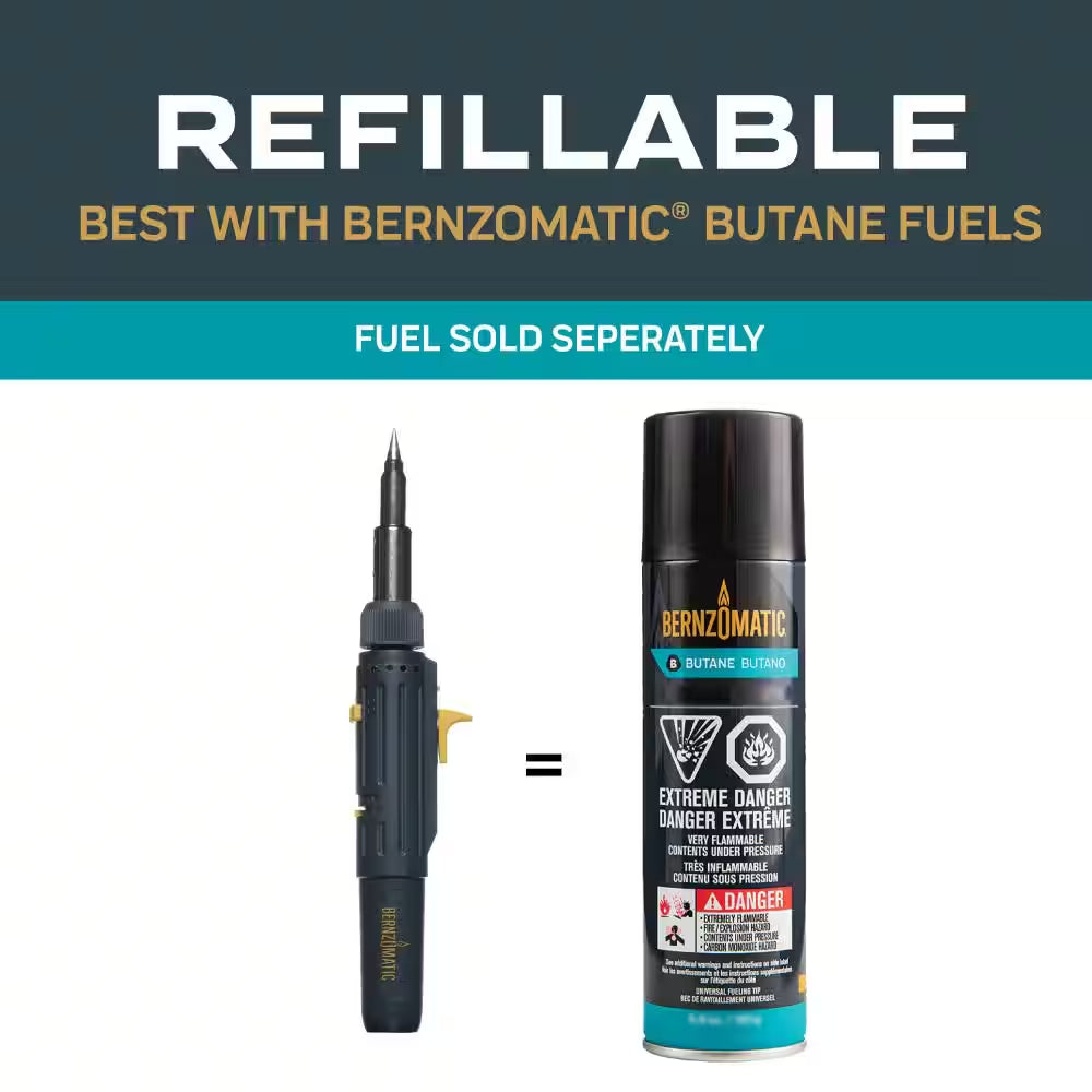 Detail Butane Pen Torch with Soldering Tip