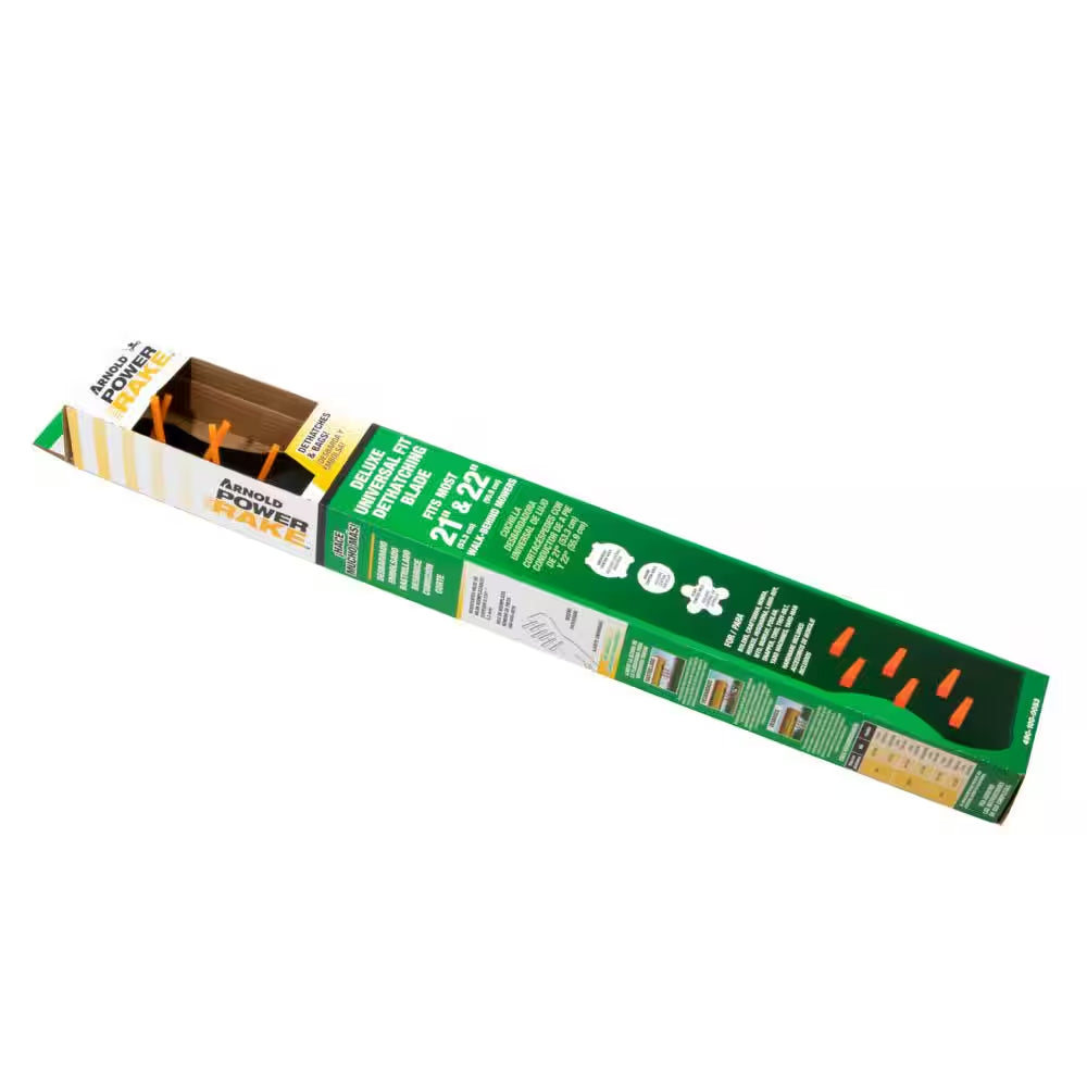 Universal 6-In-1 Power Rake Blade for 21 In., 22 In. and 23 In. Walk behind Lawn Mowers