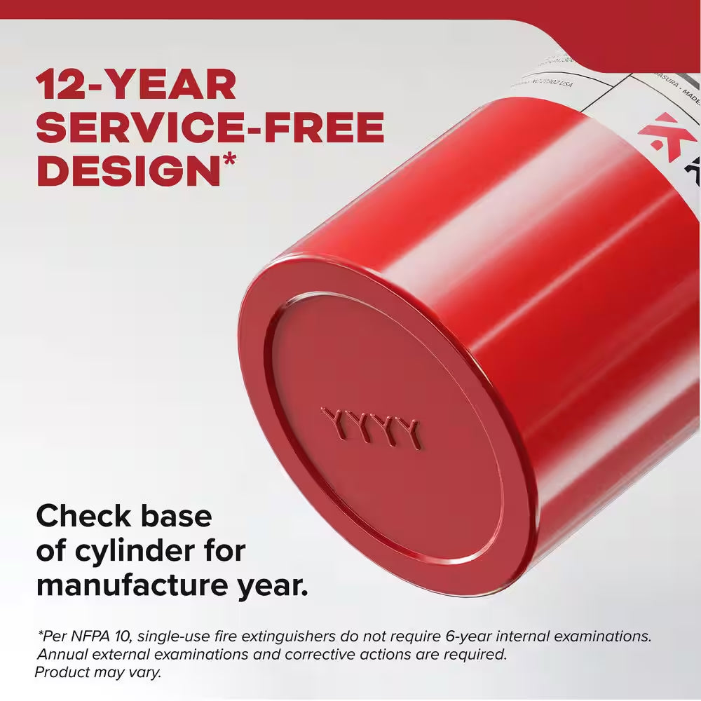 Home 3-A:40-B:C Class ABC 2.5 Lb. Fire Extinguisher 21030936