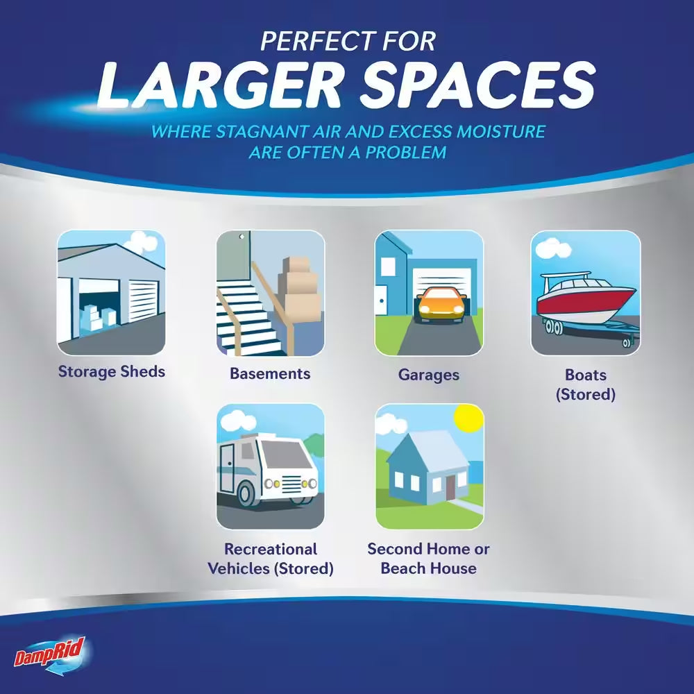 2 Lb. 15.5 Oz. Hi-Capacity Moisture Absorber Bucket, Fragrance Free