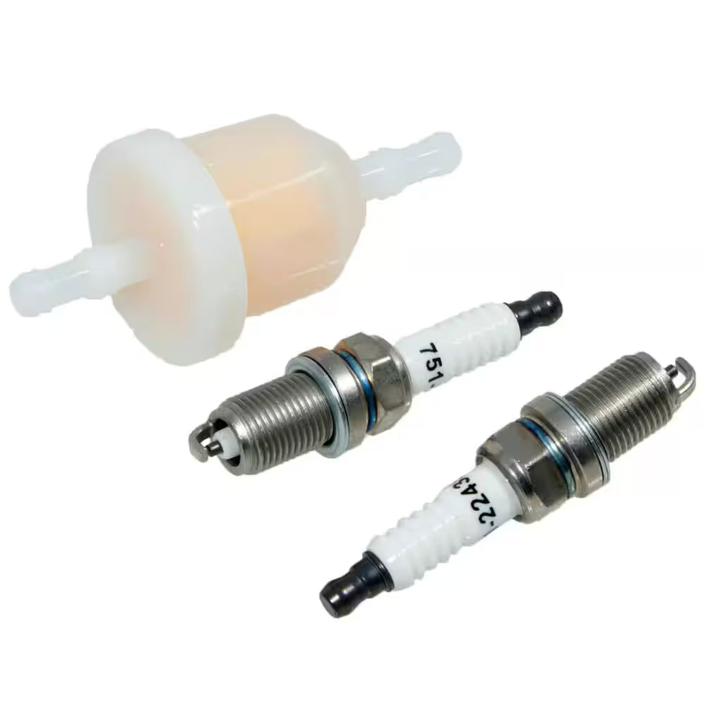 Original Equipment Replacement Fuel Filter and Spark Plugs for Kohler 7000 Series Twin-Cylinder Engines