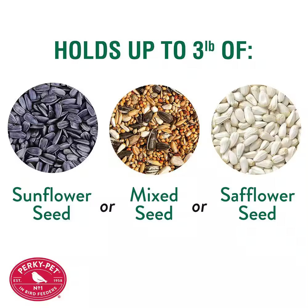 Sun and Star Lantern Rust-Resistant Durable Easy-To-Fill Hanging Bird Feeder - 3.5 Lb. Capacity