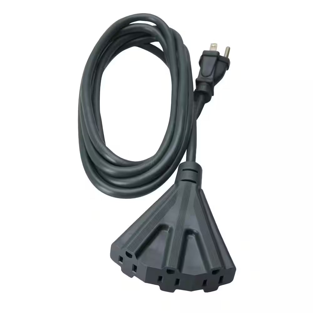 25 Ft. 14/3 SJTOW Agricultural Outdoor Heavy-Duty Extension Cord with Power Block