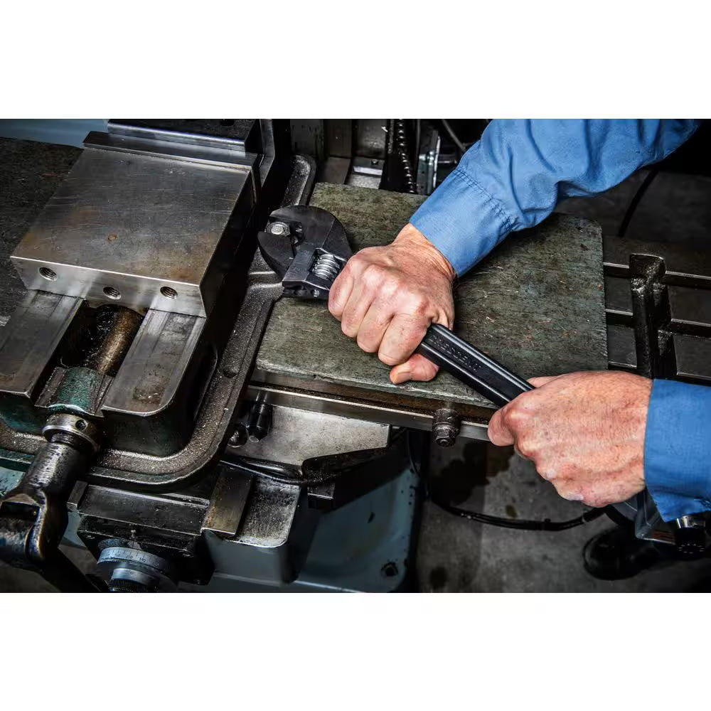 18 In. Black Oxide Adjustable Wrench