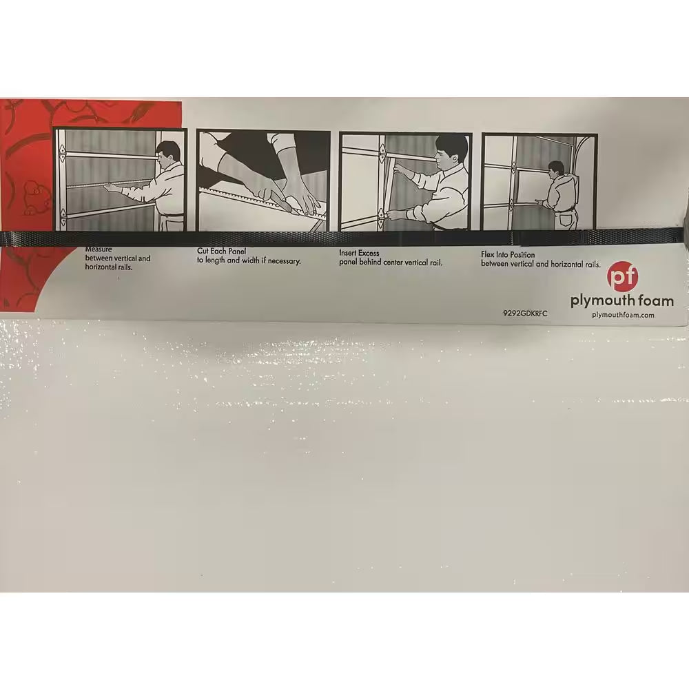 Garage Door Insulation Kit (8 Reflective/White Panels)