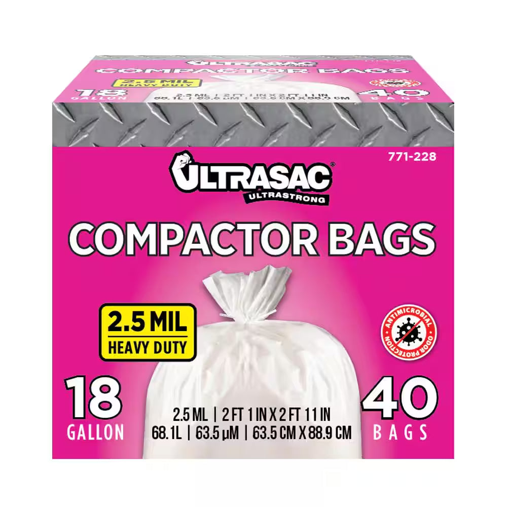18 Gal. Compactor Bags (40 Count)