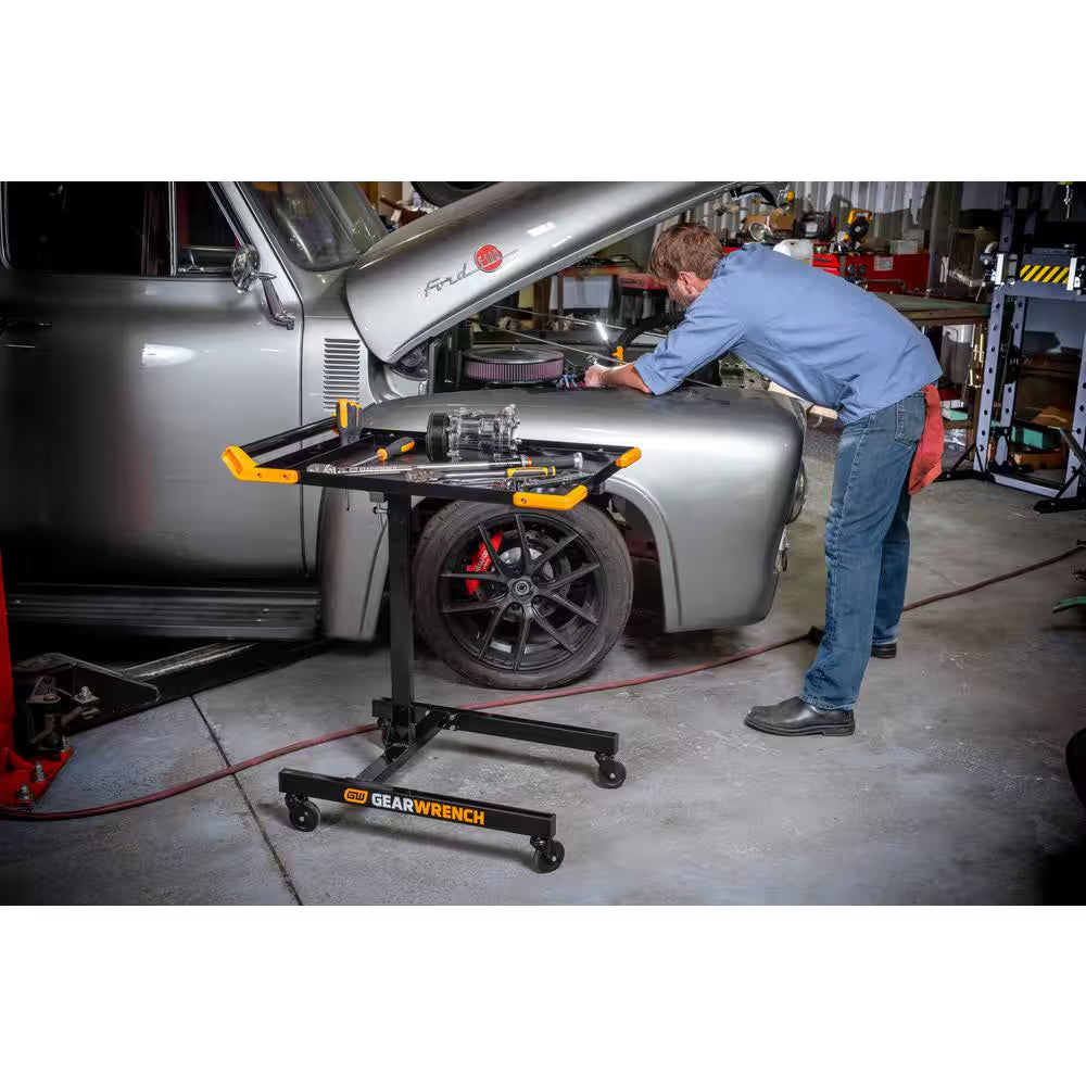 35 in to 48 in Adjustable Height Mobile Work Table