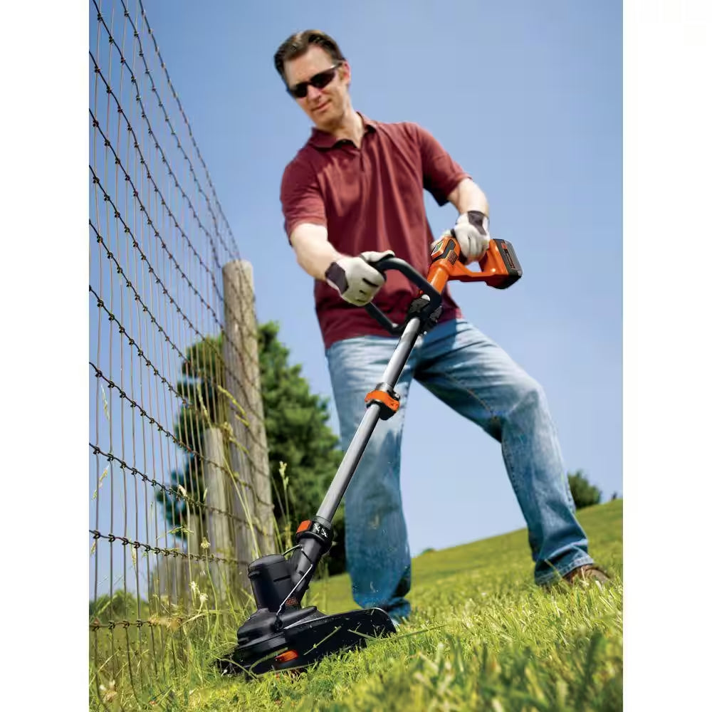 40V MAX Cordless Battery Powered 2-In-1 String Trimmer & Lawn Edger (Tool Only)