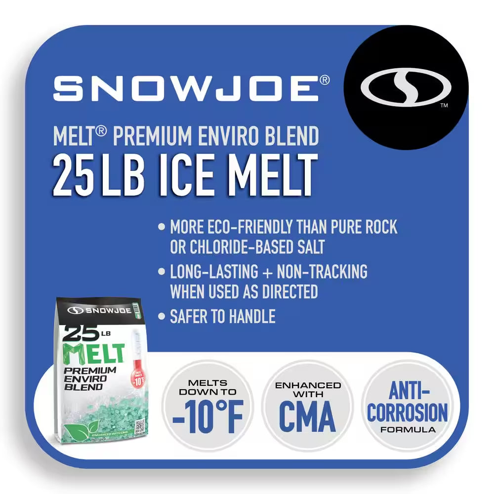 Melt 25 Lb. Premium Enviro Blend Ice Melter with CMA