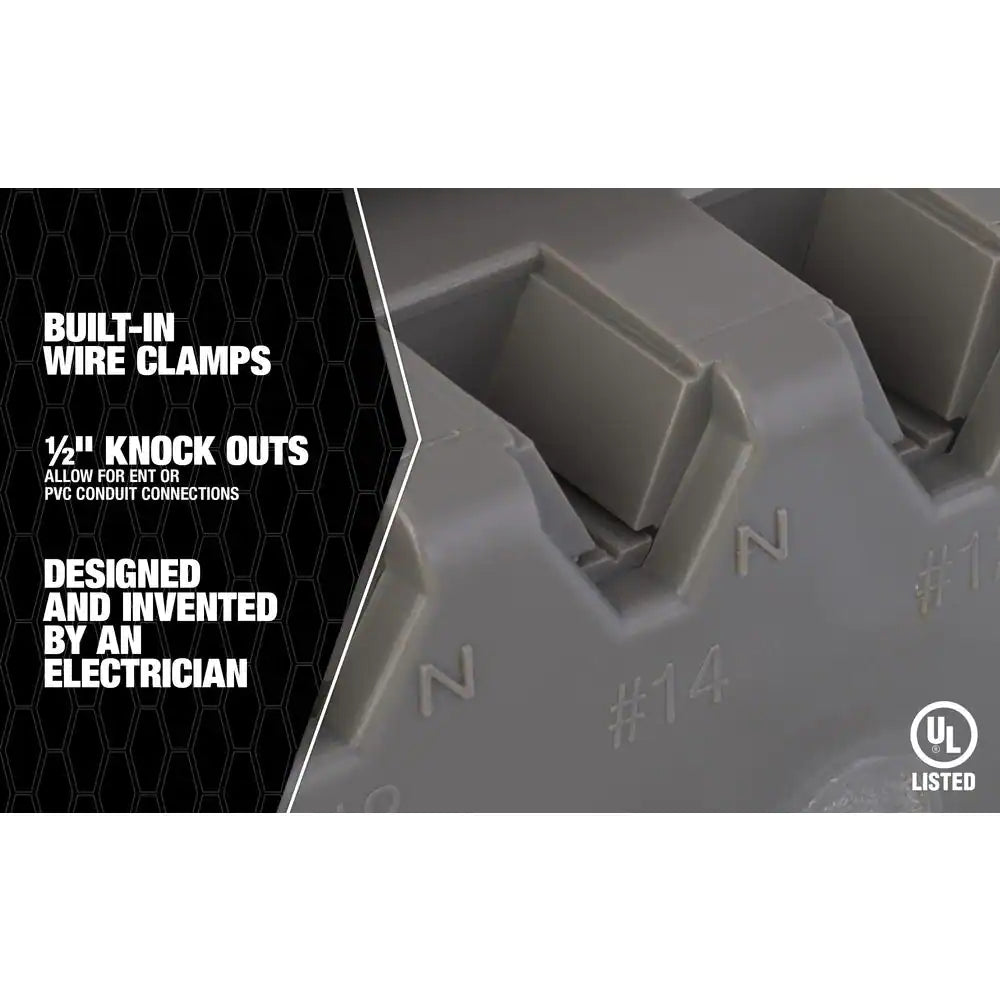 Smart Box 5-Gang Multi-Mount Adjustable Depth Device Box