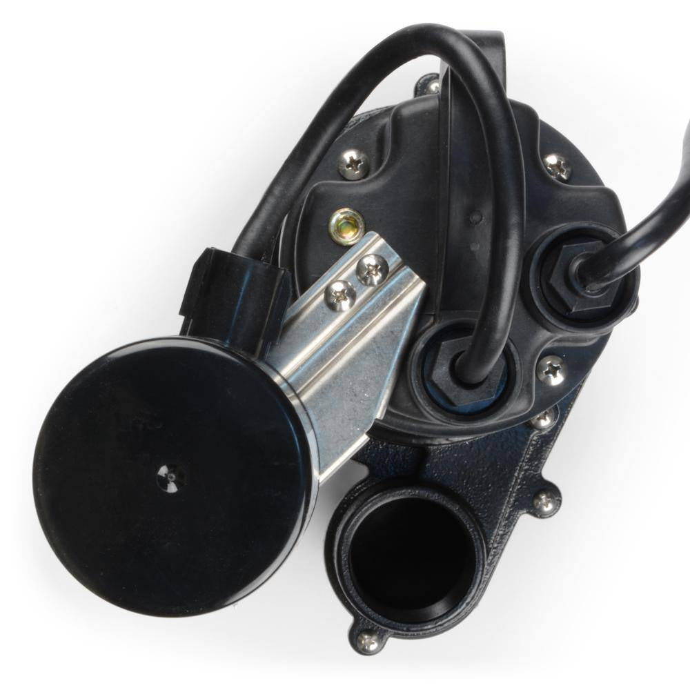 1/3 HP Cast Iron Submersible Sump Pump with Vertical Switch