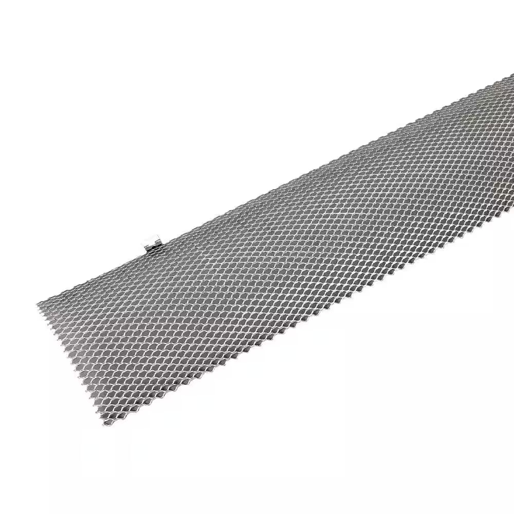 Hinged 6 In. X 3 Ft. Unpainted Galvanized Steel Mesh Gutter Guard