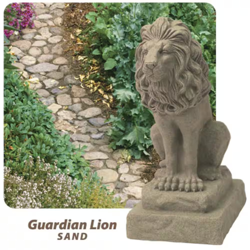 28 In. Guardian Lion Statue