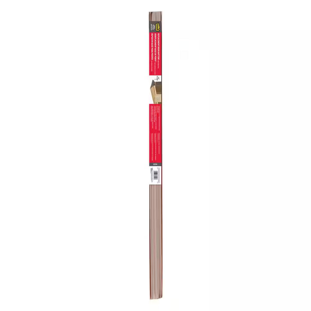 1/2 In. W X 36 In. L X 1.75 In. H Beige Vinyl Weather-Strip Concealed Pease Channel Fit under Door Bottom Seals