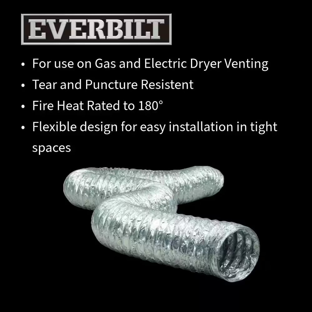 4 In. X 8 Ft. Flexible Dryer Duct