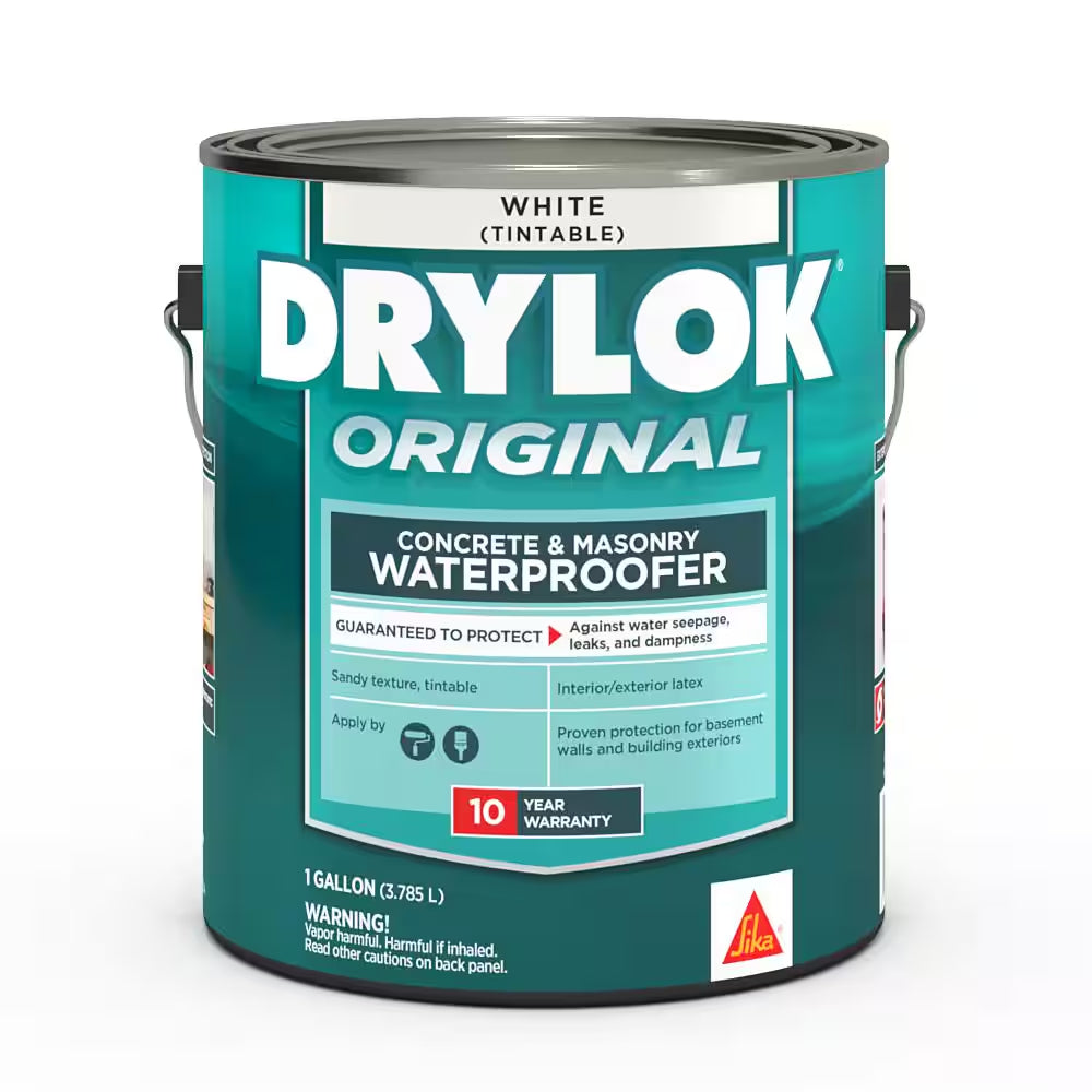 Original 1 Gal. White Flat Latex Interior/Exterior Basement and Masonry Waterproofer