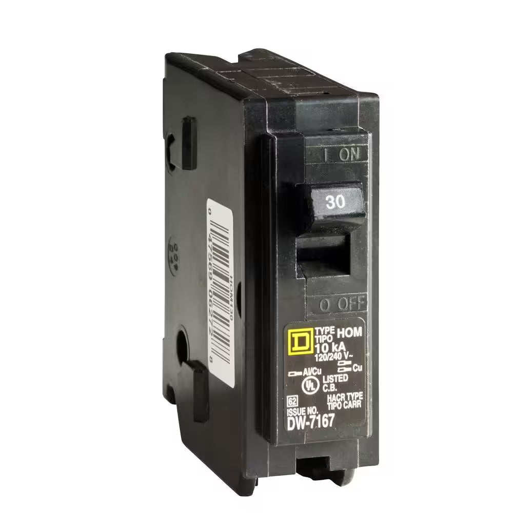 Homeline 30 Amp Single-Pole Circuit Breaker(Hom130Cp)