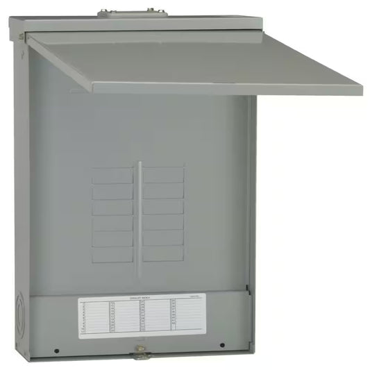 Powermark Gold 125 Amp 12-Space 12-Circuit 3-Phase Outdoor Main Lug Circuit Breaker Panel (TL12412R)