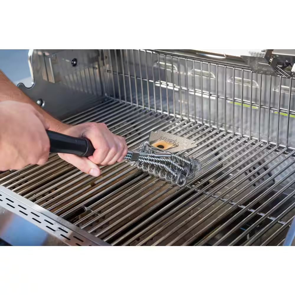 Bristle Free Grill Brush and Scraper Grill Accessory