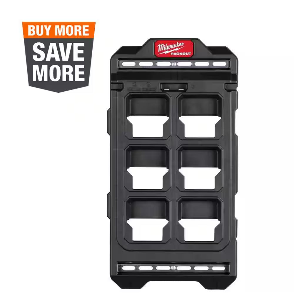 20 In. X 10.25 In. Wall Plate in Black