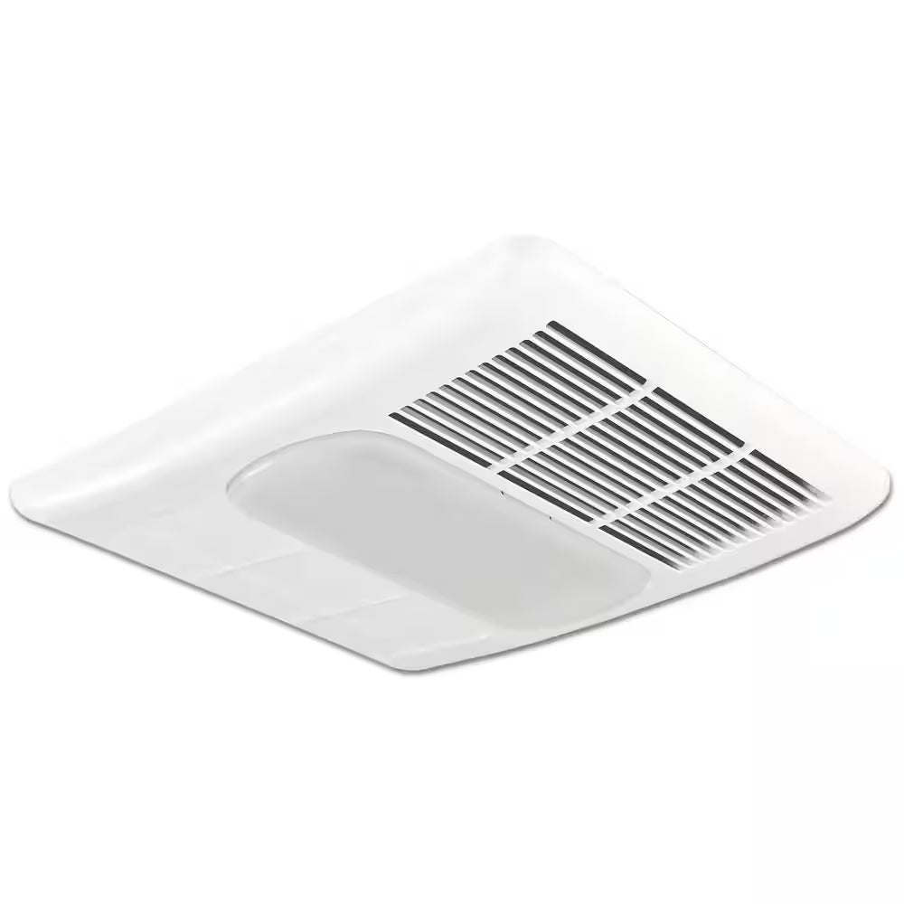 Radiance Series 80 CFM Ceiling Bathroom Exhaust Fan with Light and Heater
