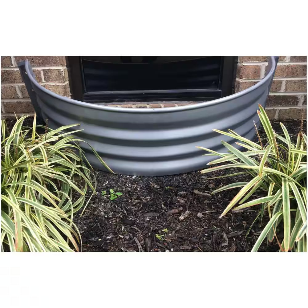 Vestal 37 In. X 12 In. Galvanized Metal round Window Well