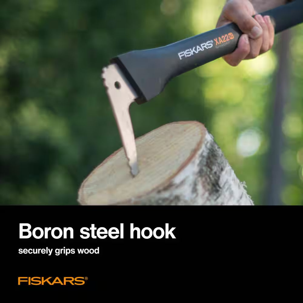 28 In. Hookaroon - Lift, Drag, and Load Heavy Firewood - Sharp and Lightweight Pick Tool for Logs, Wood Prep