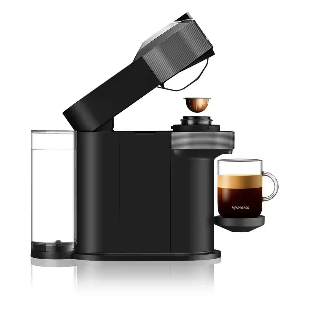 Vertuo Next Dark Gray Single Serve Cup Espresso and Coffee Maker with Complimentary Starter Set Included