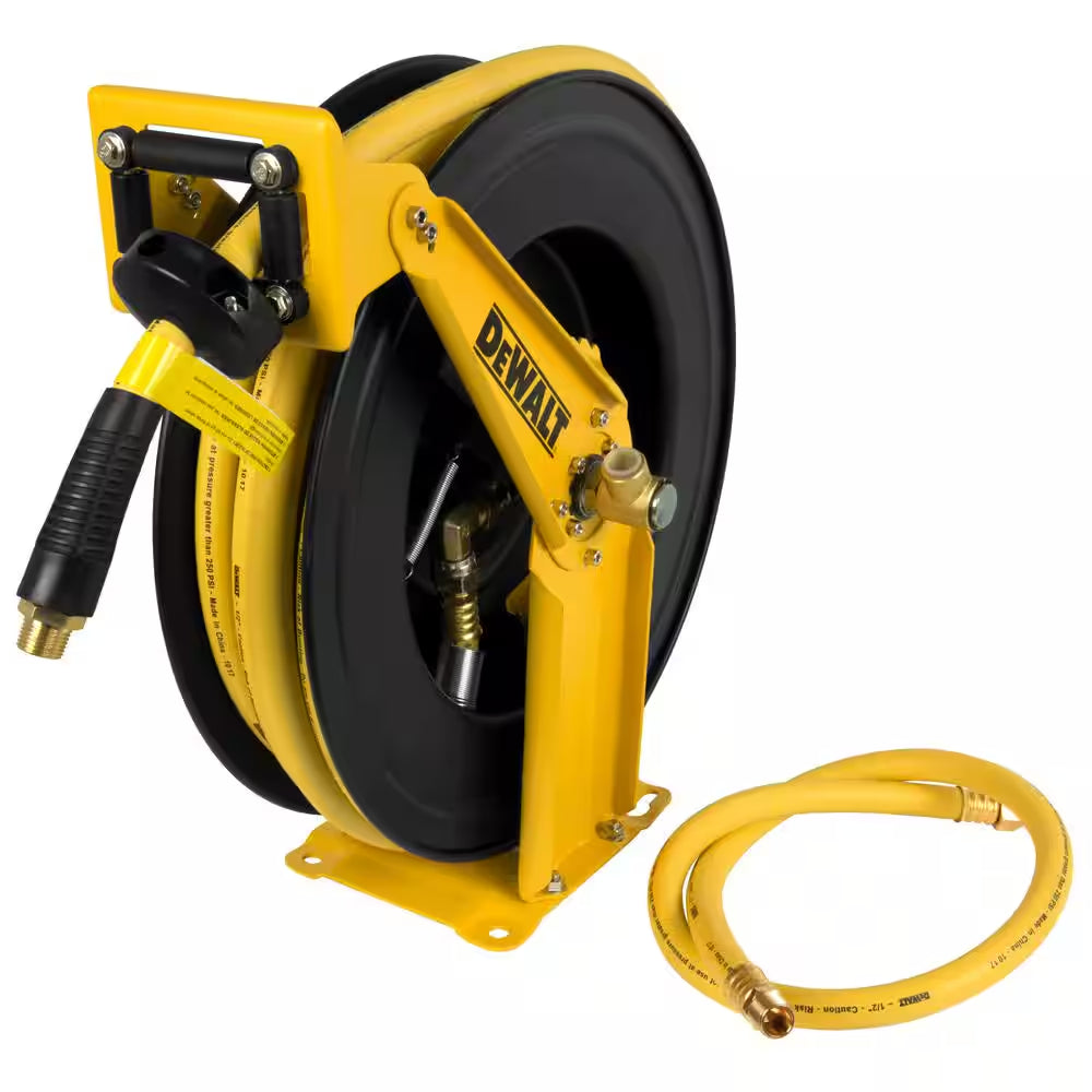 1/2 In. X 50 Ft. Double Arm Auto Retracting Air Hose Reel