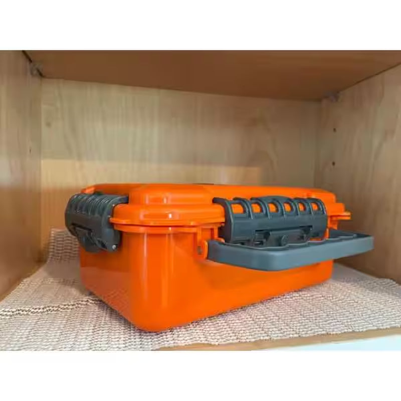 Large ABS Case with Handle in Orange