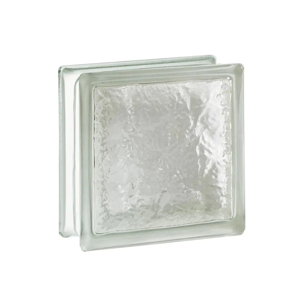 Cortina 4 In. Thick Series 8 In. X 8 In. X 4 In. (8-Pack) Ice Pattern Glass Block (Actual 7.75 X 7.75 X 3.88 In.)