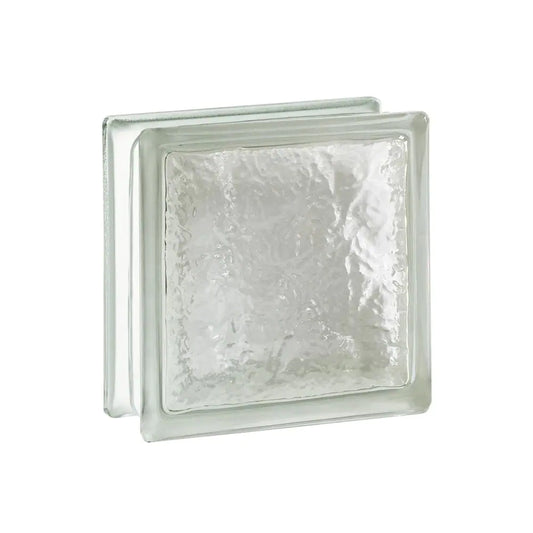 Cortina 4 In. Thick Series 8 In. X 8 In. X 4 In. (8-Pack) Ice Pattern Glass Block (Actual 7.75 X 7.75 X 3.88 In.)