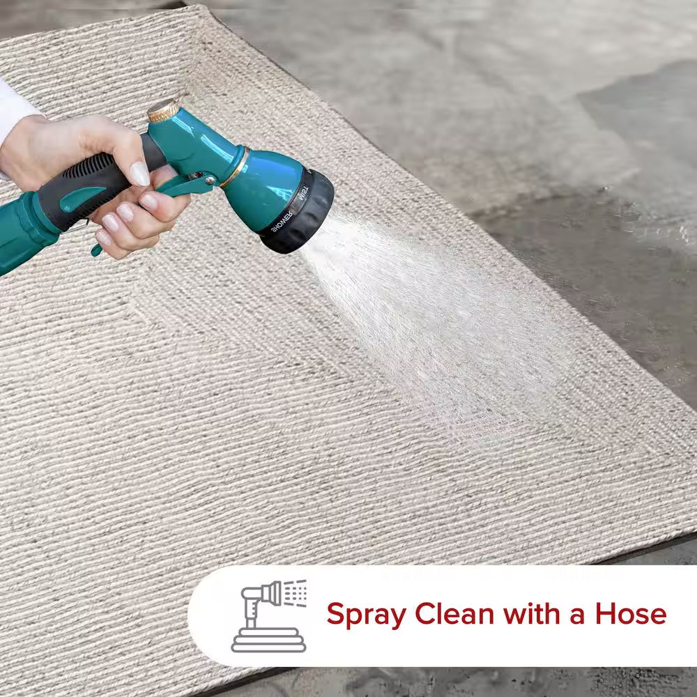 Irina Modern Bohemian Floret Multi 5 Ft. X 8 Ft. Indoor/Outdoor Patio/Living Room/Bedroom/Dining Room Area Rug