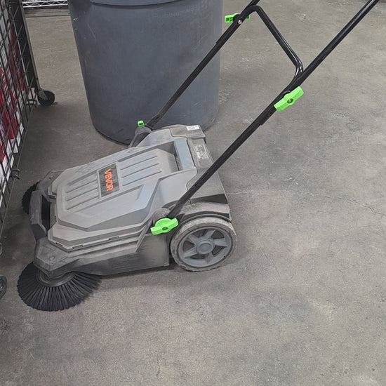 VEVOR Walk-Behind Hand Push Floor Sweeper 25.6 in. 5 gal.