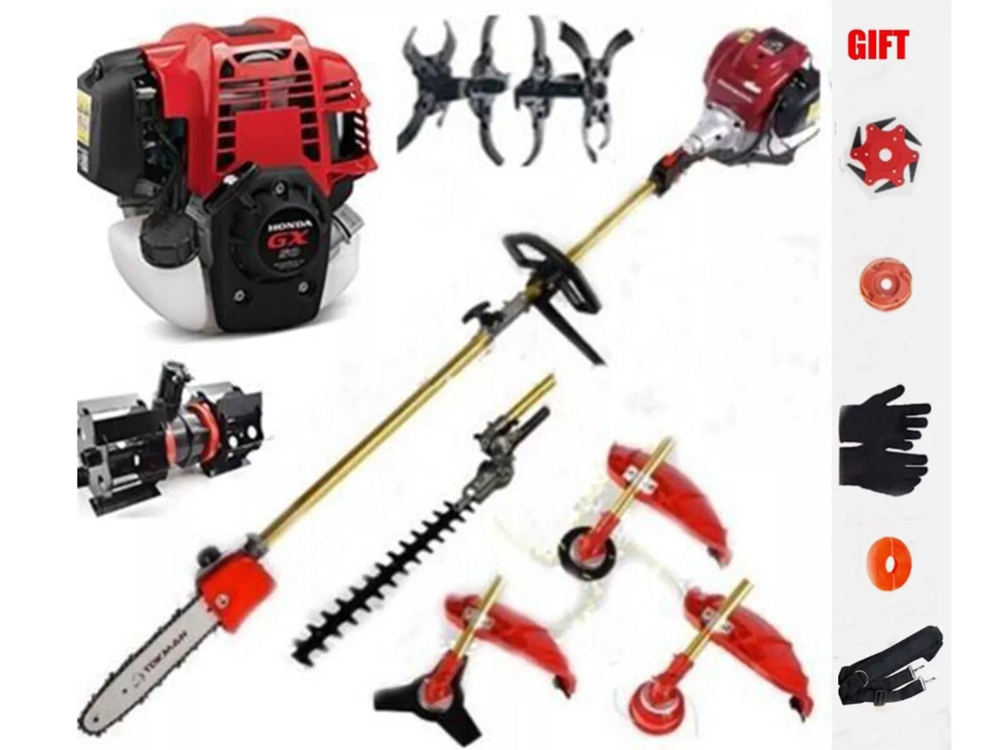 GX50 4 strokes brush cutter lawn gas lawn mower edger rototiller garden tool