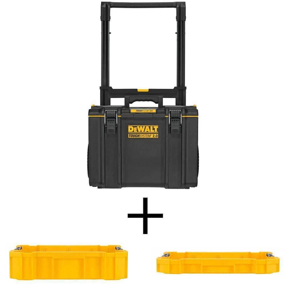 Toughsystem 2.0, 24 In. Mobile Tool Box, Toughsystem 2.0 Deep Tool Tray and Toughsystem 2.0 Shallow Tool Tray