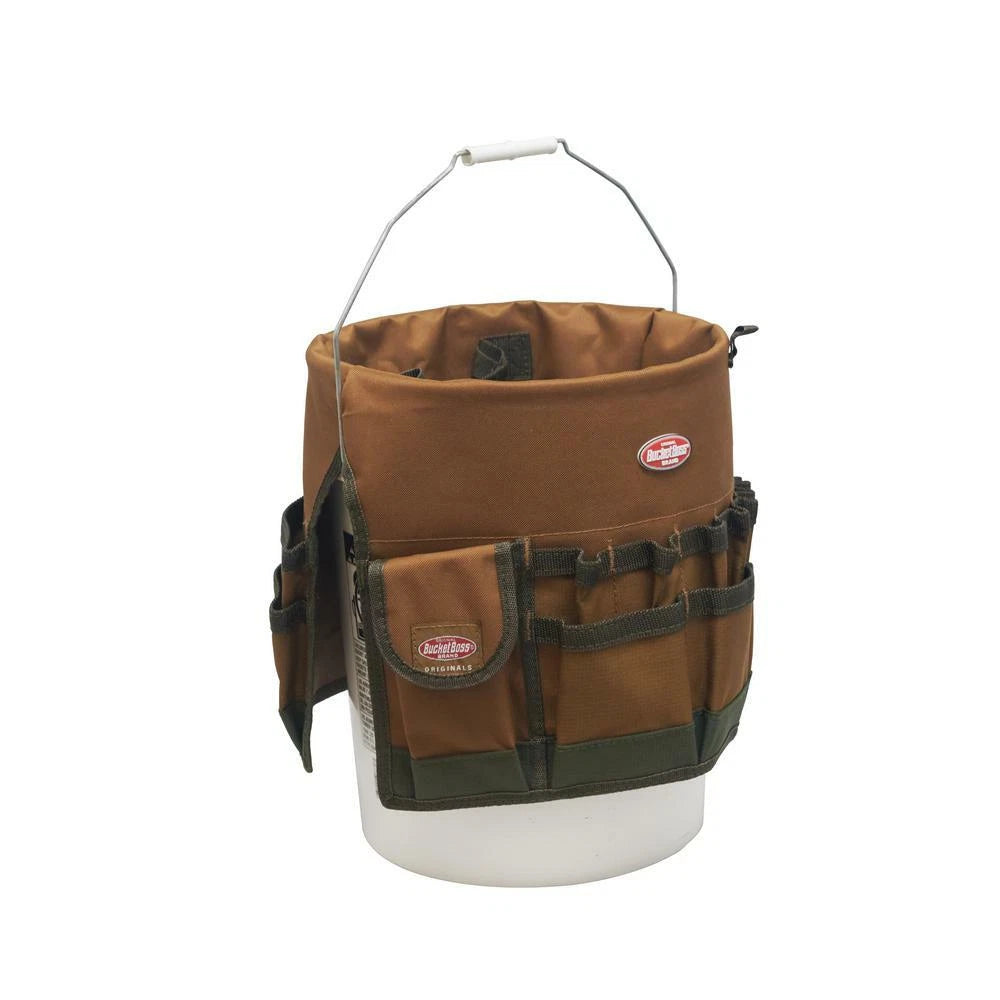 Bucketeer 5 Gal. Bucket Tool Organizer in Brown