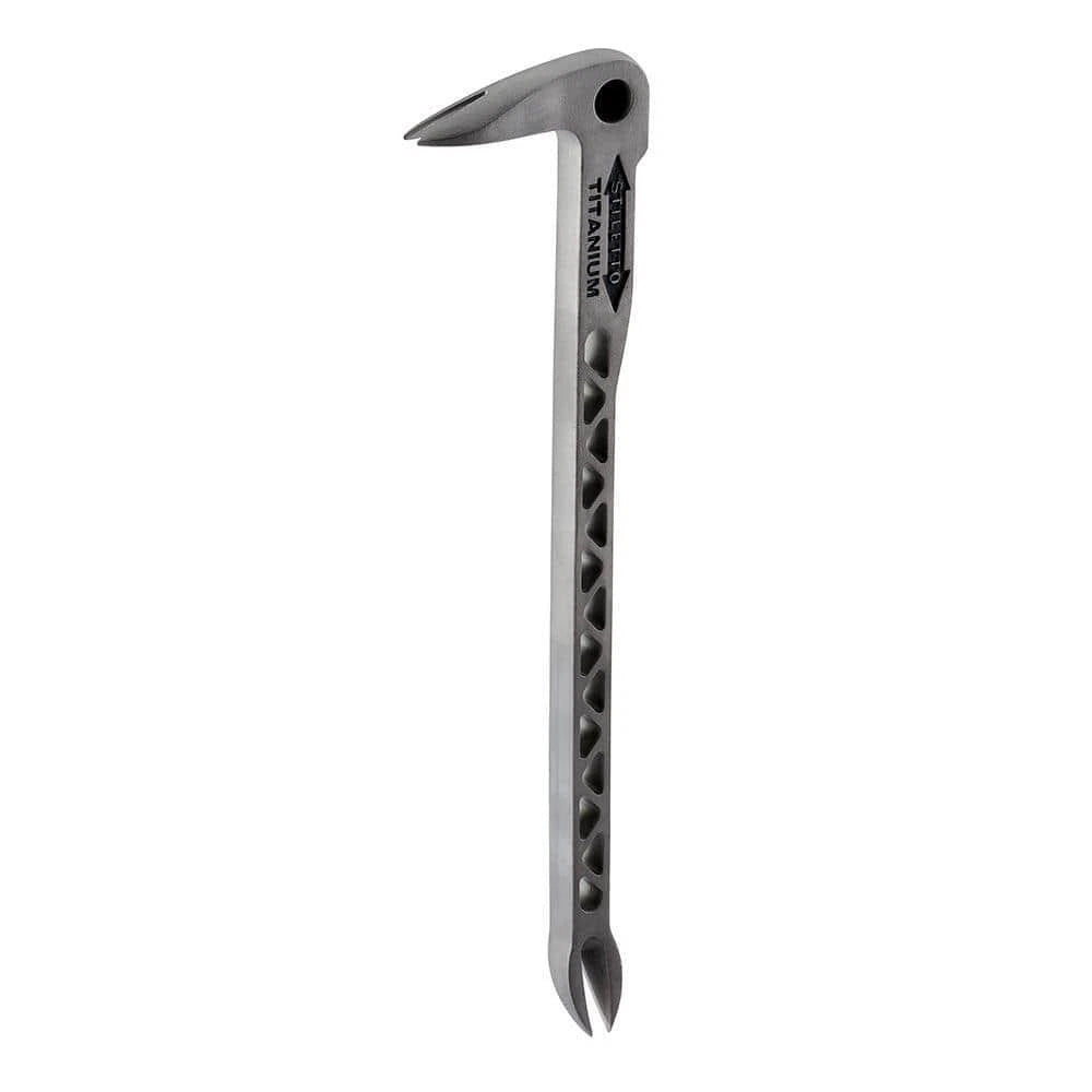 12 In. Titanium Clawbar Nail Puller with Dimpler