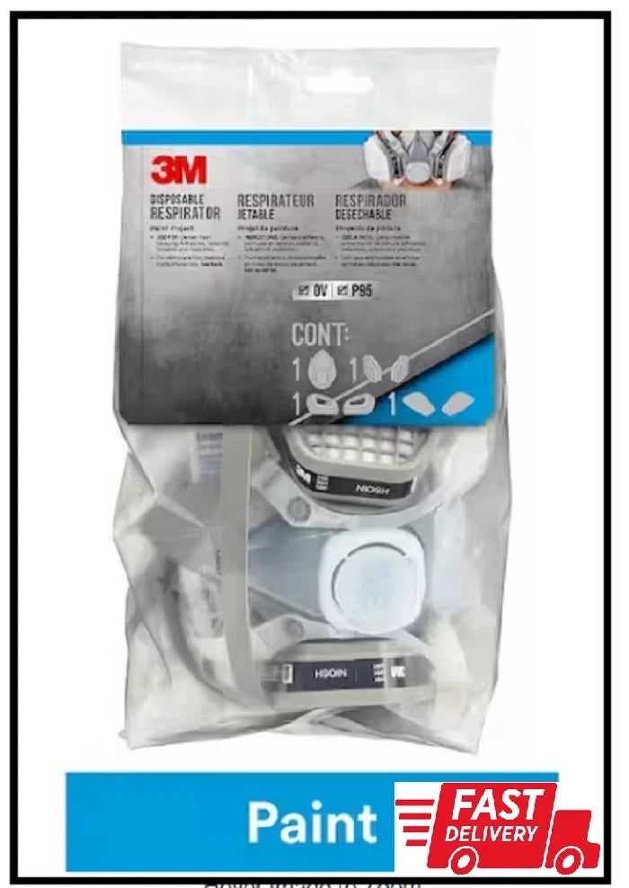 OV P95 Disposable Paint Project Respirator, Size Large